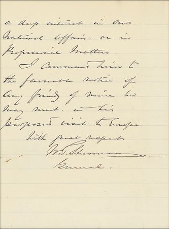 Lot #415 William T. Sherman - Image 1