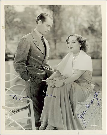 Lot #869 Joan Crawford and Franchot Tone - Image 1