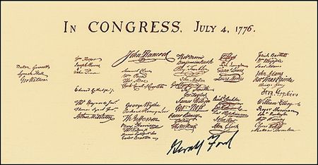 Lot #47 Gerald Ford - Image 2