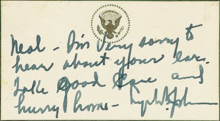 Lot #83 Lyndon B. Johnson - Image 1
