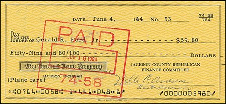 Lot #50 Gerald Ford - Image 1