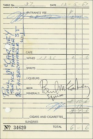 Lot #676 Beatles: McCartney, Paul - Image 1