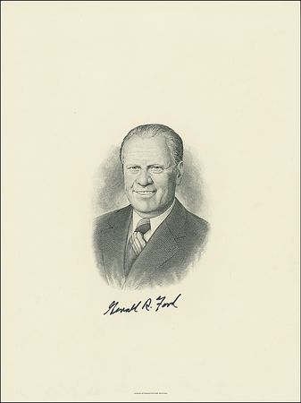 Lot #43 Gerald Ford and Jimmy Carter - Image 1