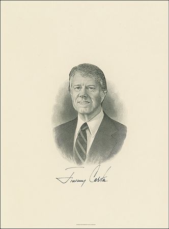 Lot #43 Gerald Ford and Jimmy Carter - Image 2