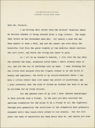 Lot #260 Helen Keller - Image 2