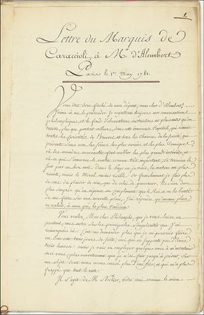 Lot #507 Marquis Louis-Antoine Caraccioli - Image 1
