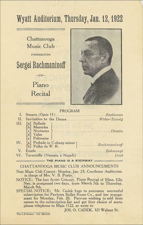 Lot #758 Sergei Rachmaninoff - Image 2