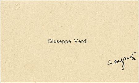 Lot #786 Giuseppe Verdi - Image 1