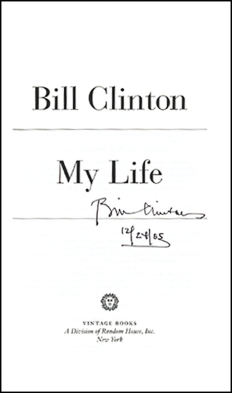 Lot 30 Bill Clinton