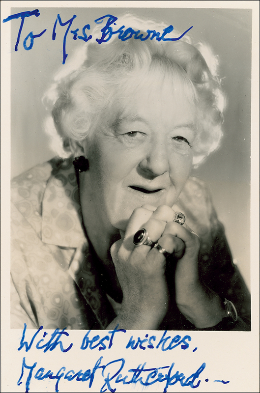 Lot 942 Margaret Rutherford