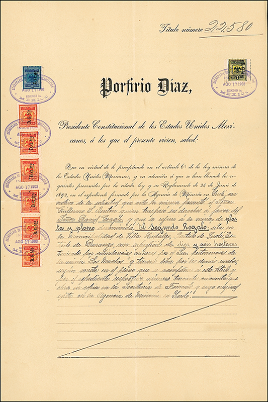 Lot 189 Porfirio Diaz