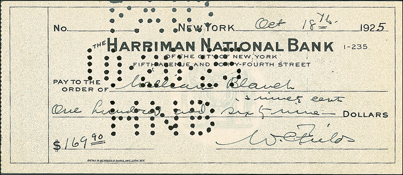 Lot 824 W. C. Fields