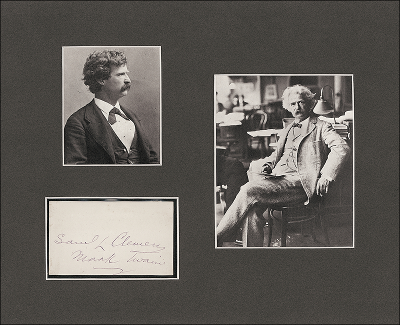 Lot 489 Samuel L. Clemens