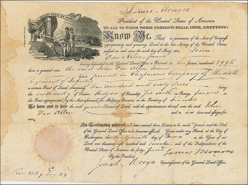 Lot 104 James Monroe