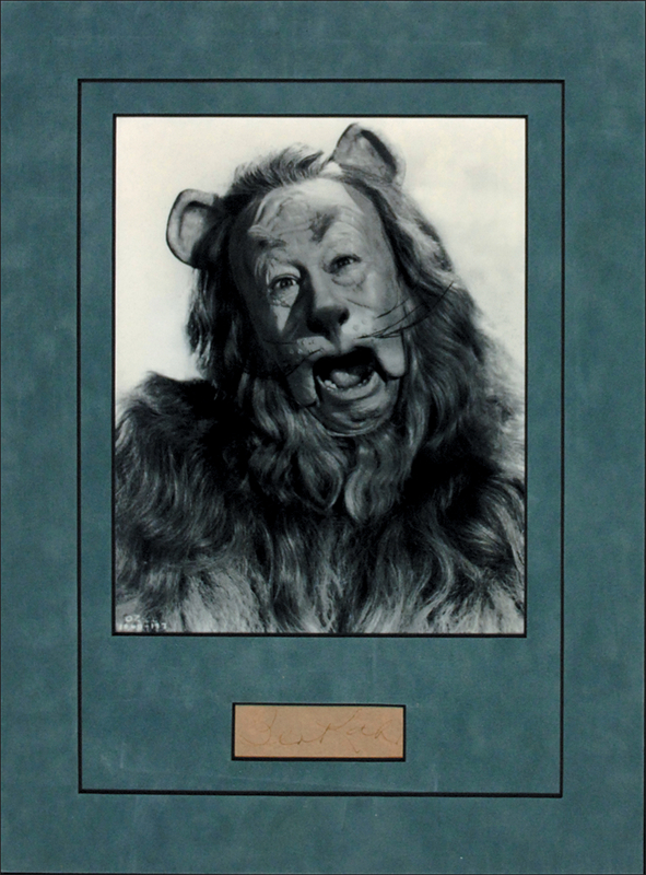 Lot 1002 Wizard Of Oz: Lahr, Bert