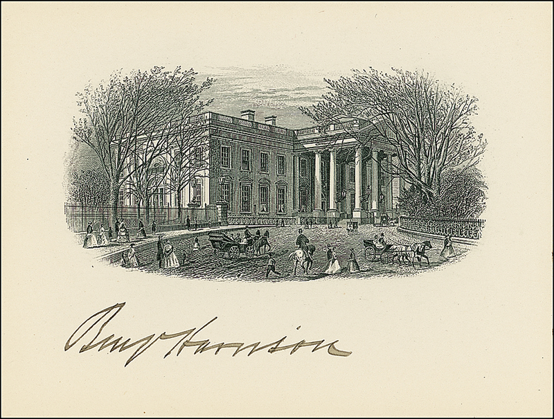 Lot 65 Benjamin Harrison