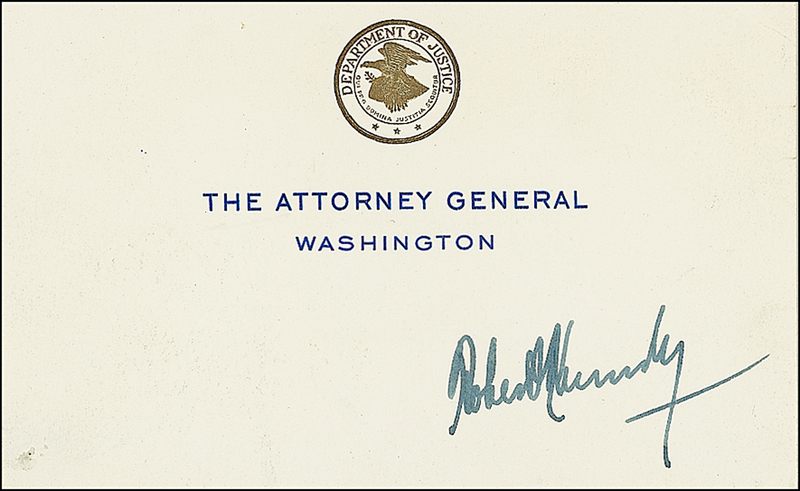 Lot 260 Robert F. Kennedy