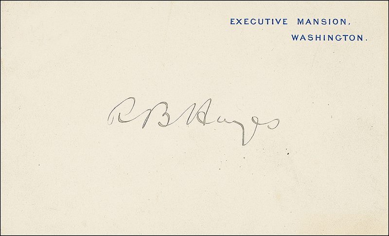 Lot 72 Rutherford B. Hayes