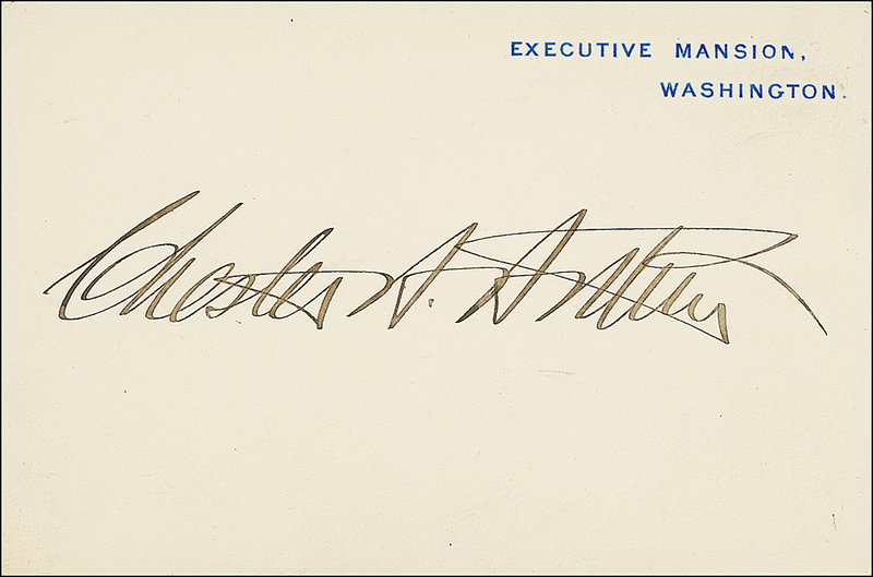 Lot 9 Chester A. Arthur