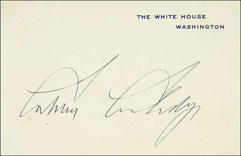 Lot 34 Calvin Coolidge