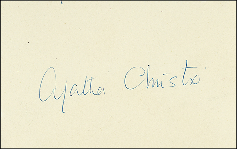 Lot 487 Agatha Christie