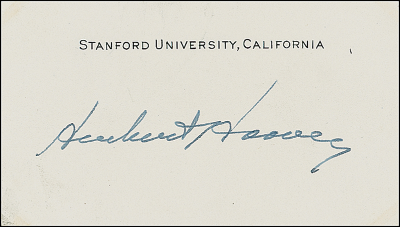Lot 69 Herbert Hoover