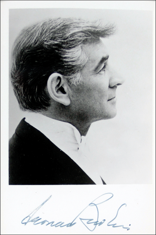 Lot 612 Leonard Bernstein