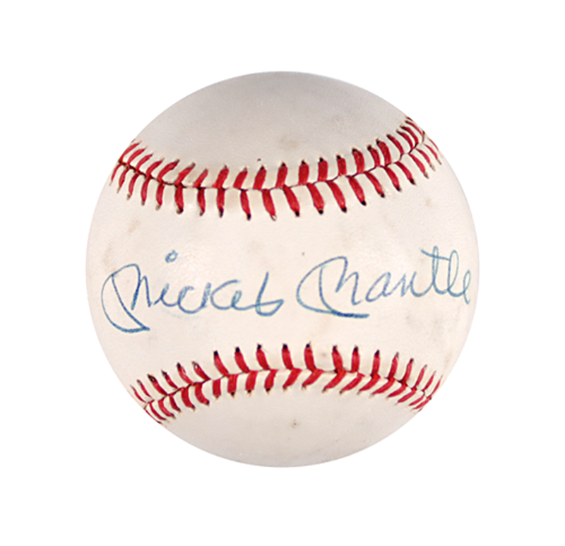 Lot 1121 Mickey Mantle