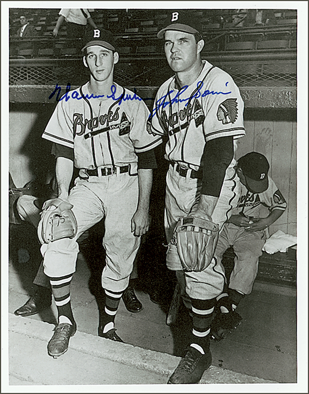 Lot 1181 Warren Spahn and John Sain