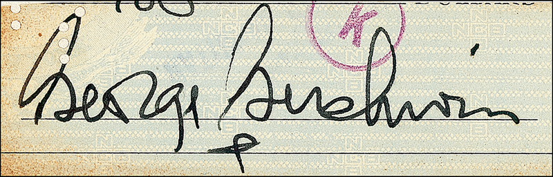 Lot 647 George Gershwin