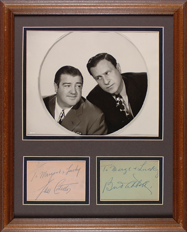Lot 751 Abbott and Costello