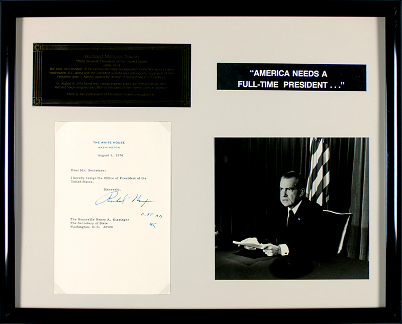 Lot 107 Richard Nixon