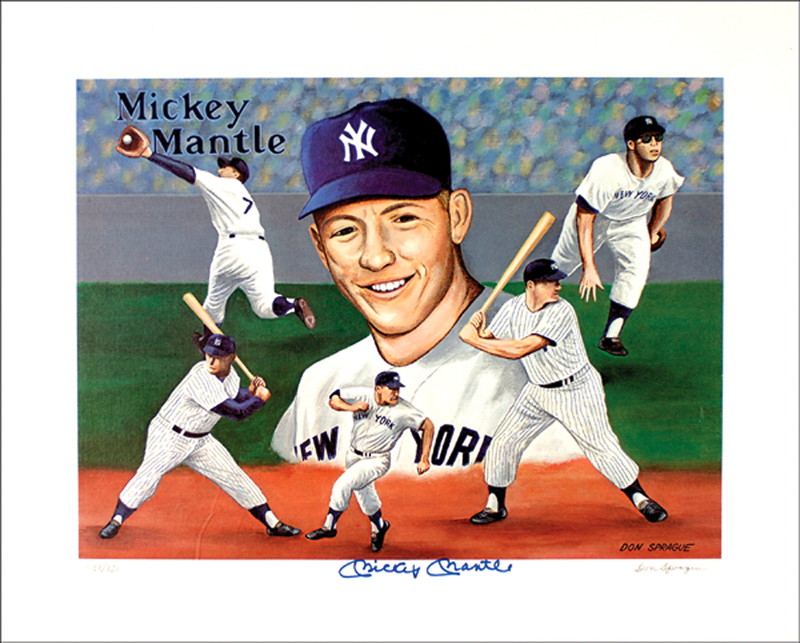 Lot 1123 Mickey Mantle