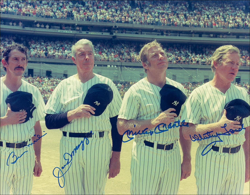 Lot 1145 NY Yankee Greats
