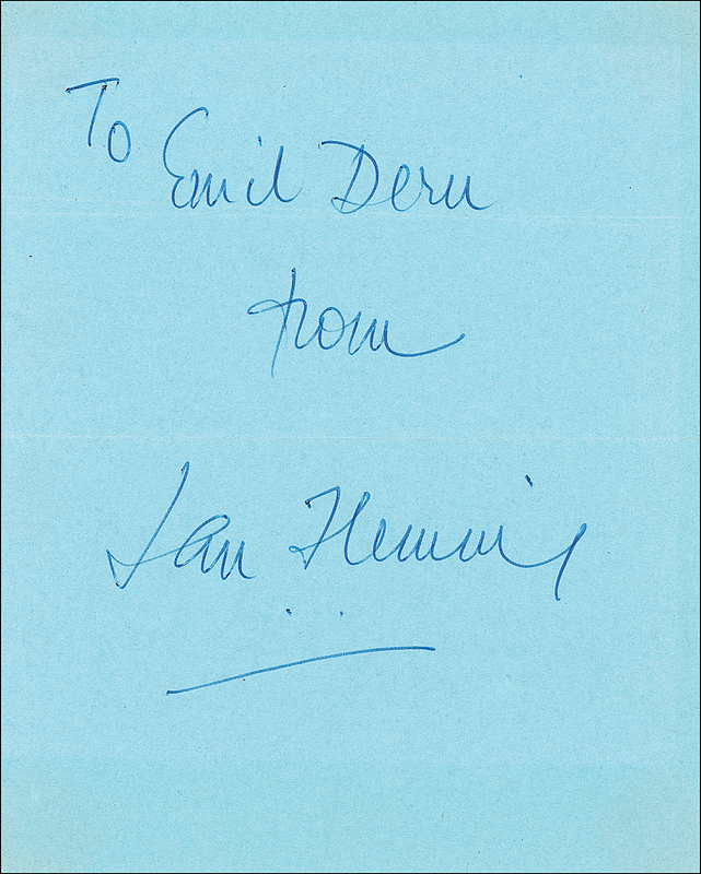 Lot 498 Ian Fleming