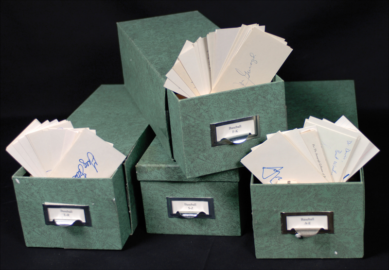 Lot 1037 Baseball Signatures