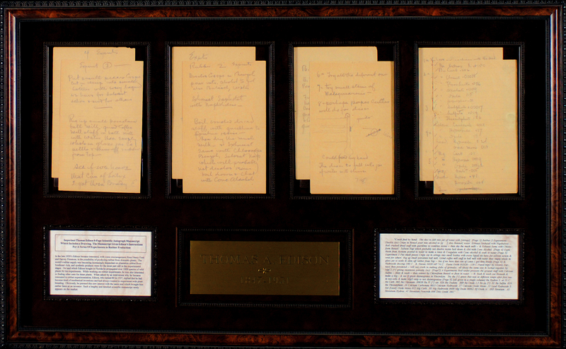 Lot 201 Thomas Edison