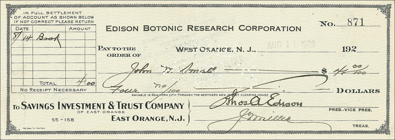 Lot 200 Thomas Edison