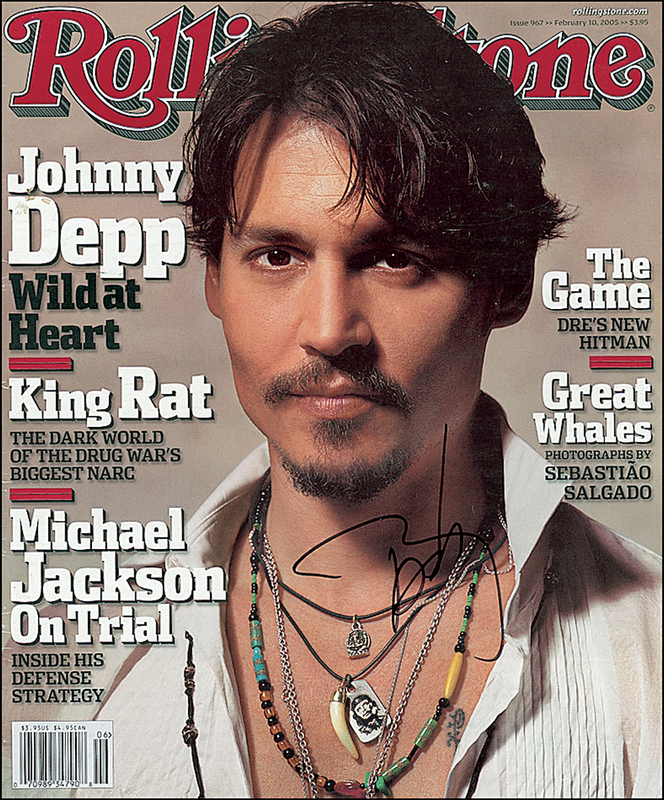 Lot 811 Johnny Depp