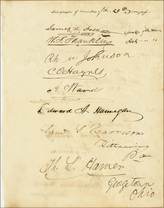 Lot 114 James K. Polk