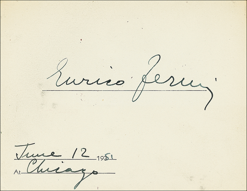 Lot 218 Enrico Fermi