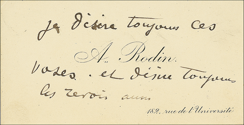 Lot 550 Auguste Rodin