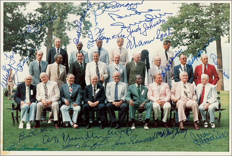 Lot 1032 Baseball Hall of Famers