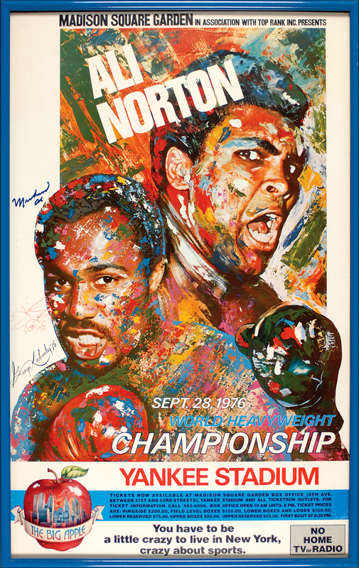 Lot 1013 Muhammad Ali and Ken Norton