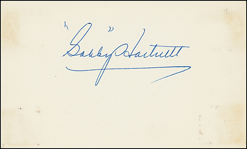 Lot 1091 Gabby Hartnett