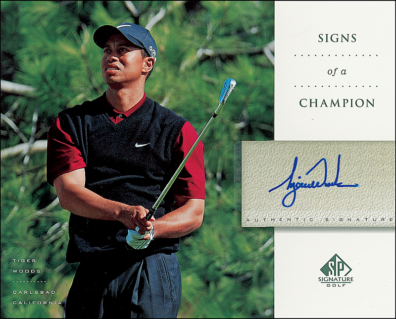 Lot 1196 Tiger Woods