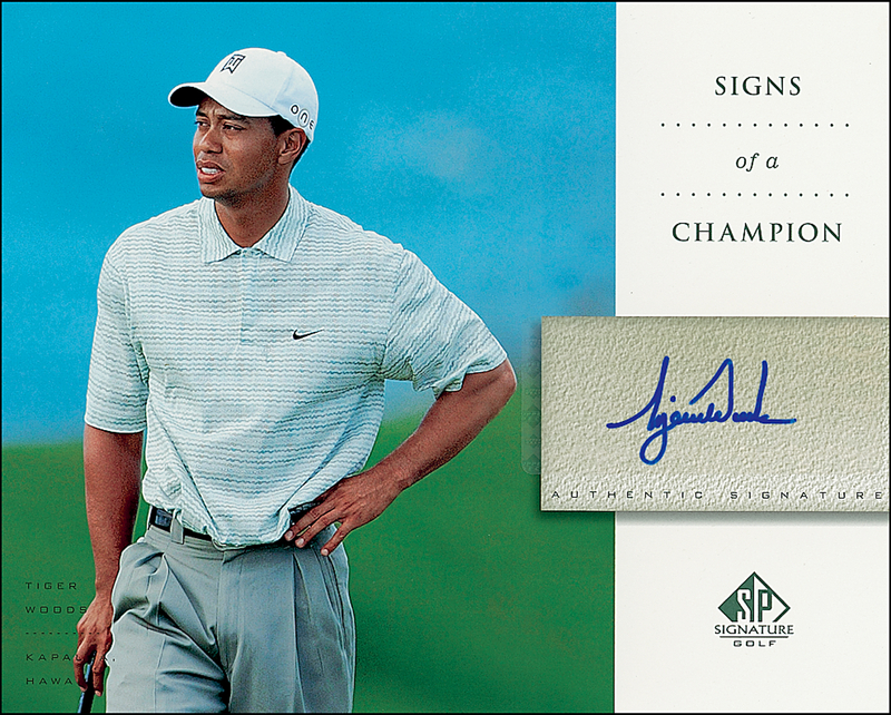 Lot 1197 Tiger Woods