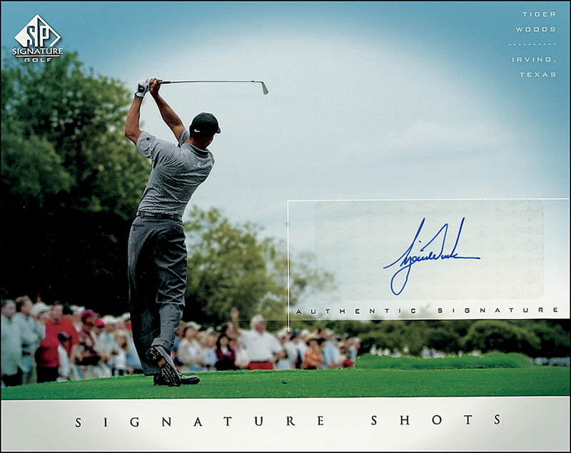 Lot 1199 Tiger Woods