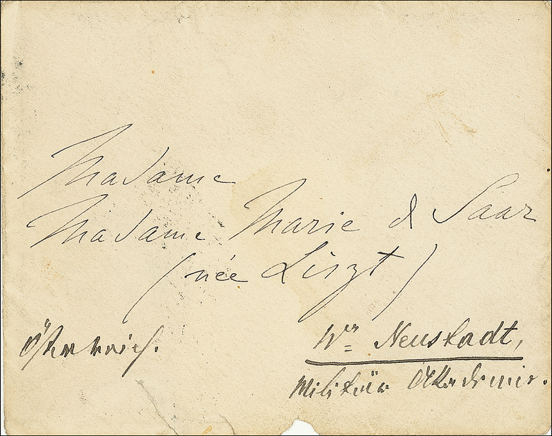 Lot 671 Franz Liszt