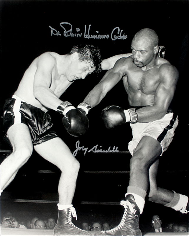 Lot 1056 Rubin “Hurricane” Carter and Joey Giardello